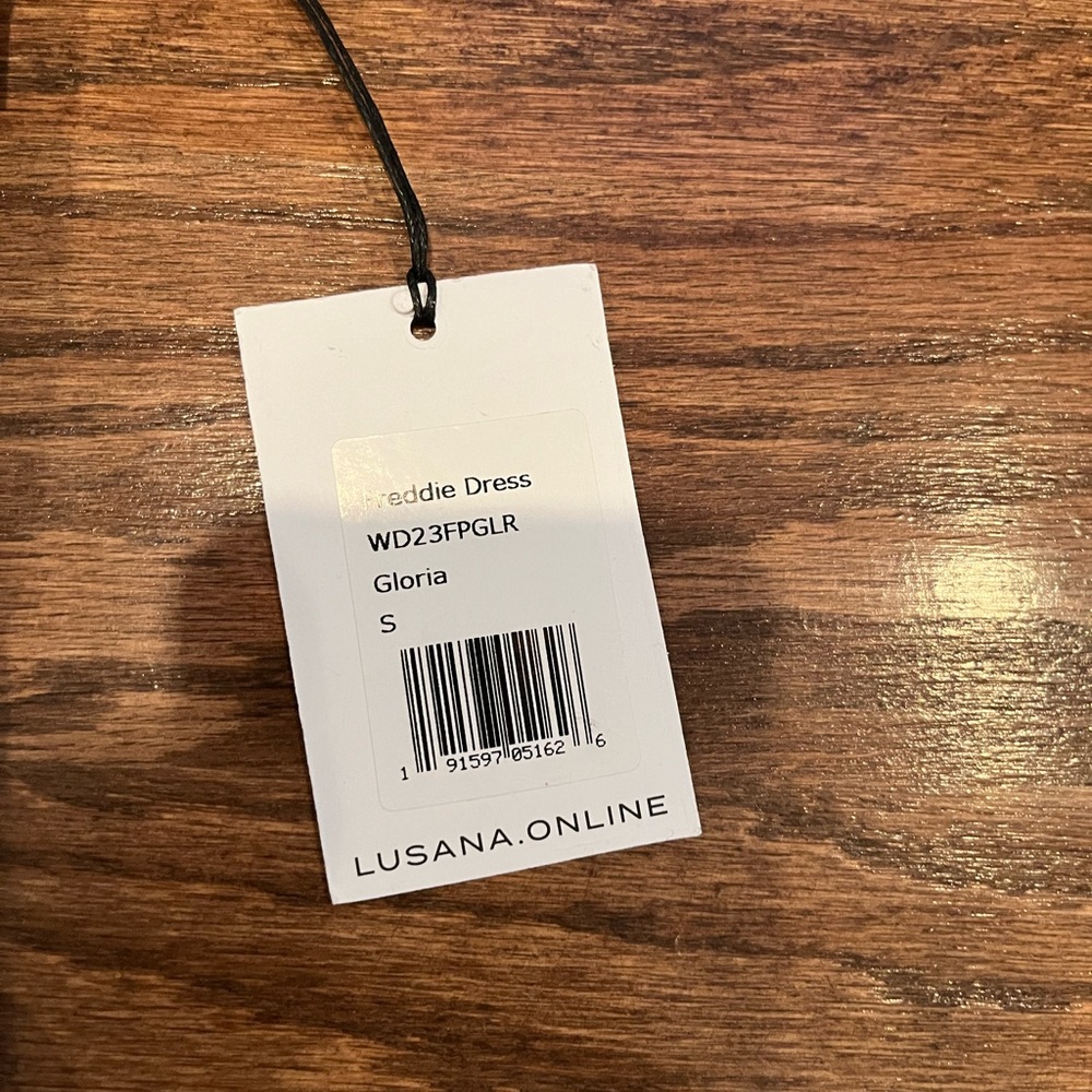 NWT Lusana Freddie Pintuck Mini dress in Gloria S - Picture 5 of 5